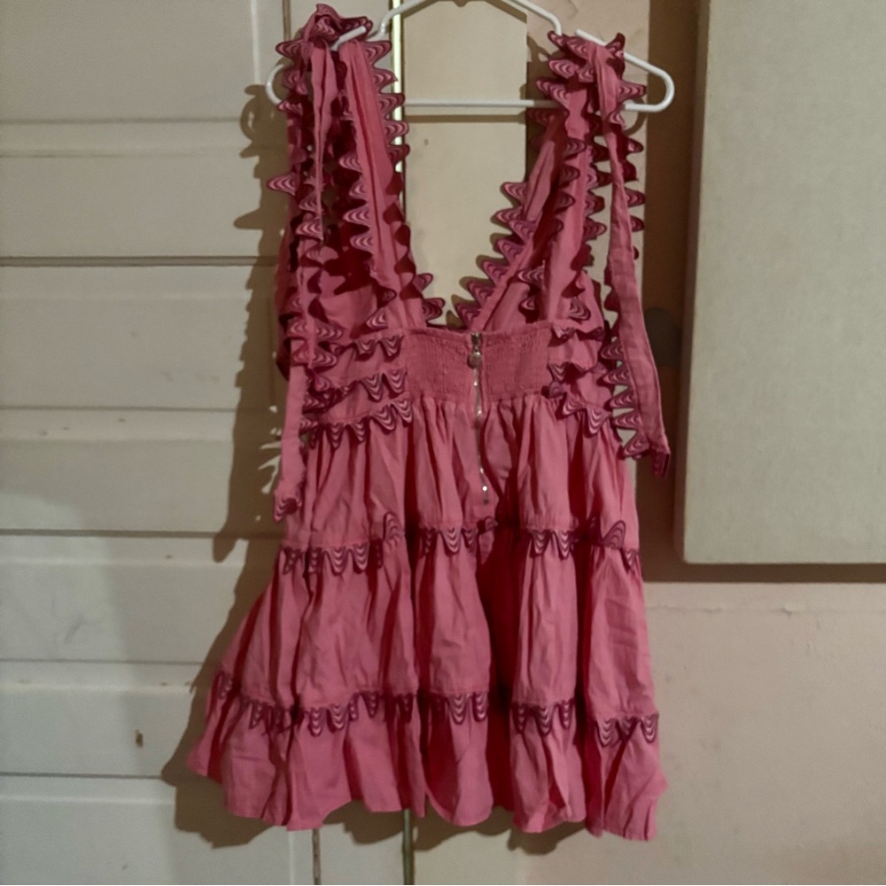 CeliaB Pink Ruffle Mini Dress - Picture 8 of 9